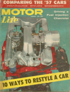 MOTOR LIFE 1957 JAN - VETTE FI TESTED, TURNPIKE CRUISER TESTED, CHRYSLER SS